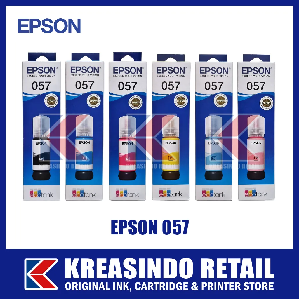 Tinta Epson 057 Original (untuk L8050/L18050)