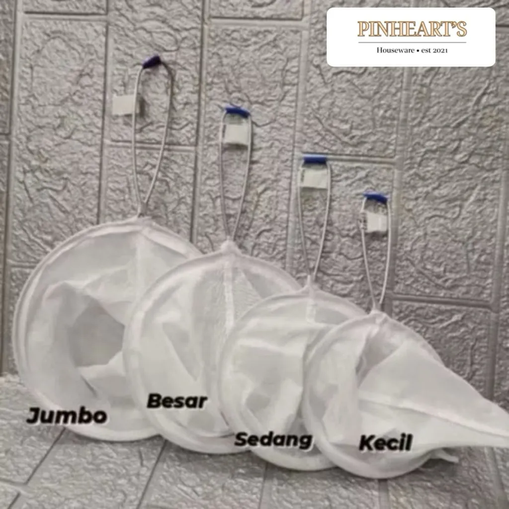 SARINGAN TEH KAIN GAGANG BESI / SARINGAN KOPI KAIN / SARINGAN TEH / SARINGAN SANTAN KAIN