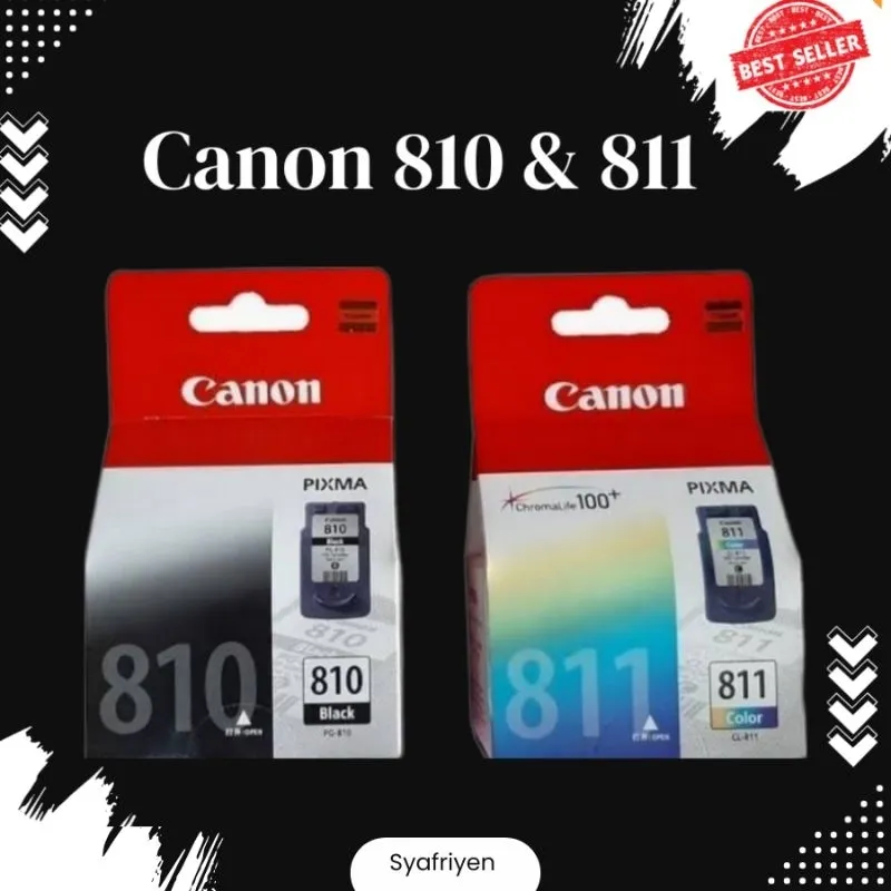 Tinta Canon PG 810 black and CL 811 Colour  ,for 2770