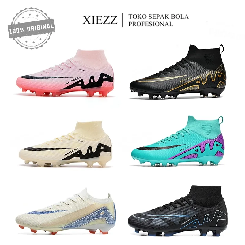 SIZE 37-44 SEPATU BOLA AIR ZOOM VAPOR 15 PRIA SEPATU OLAHRAGA KUALITAS TERBAIK ORIGINAL