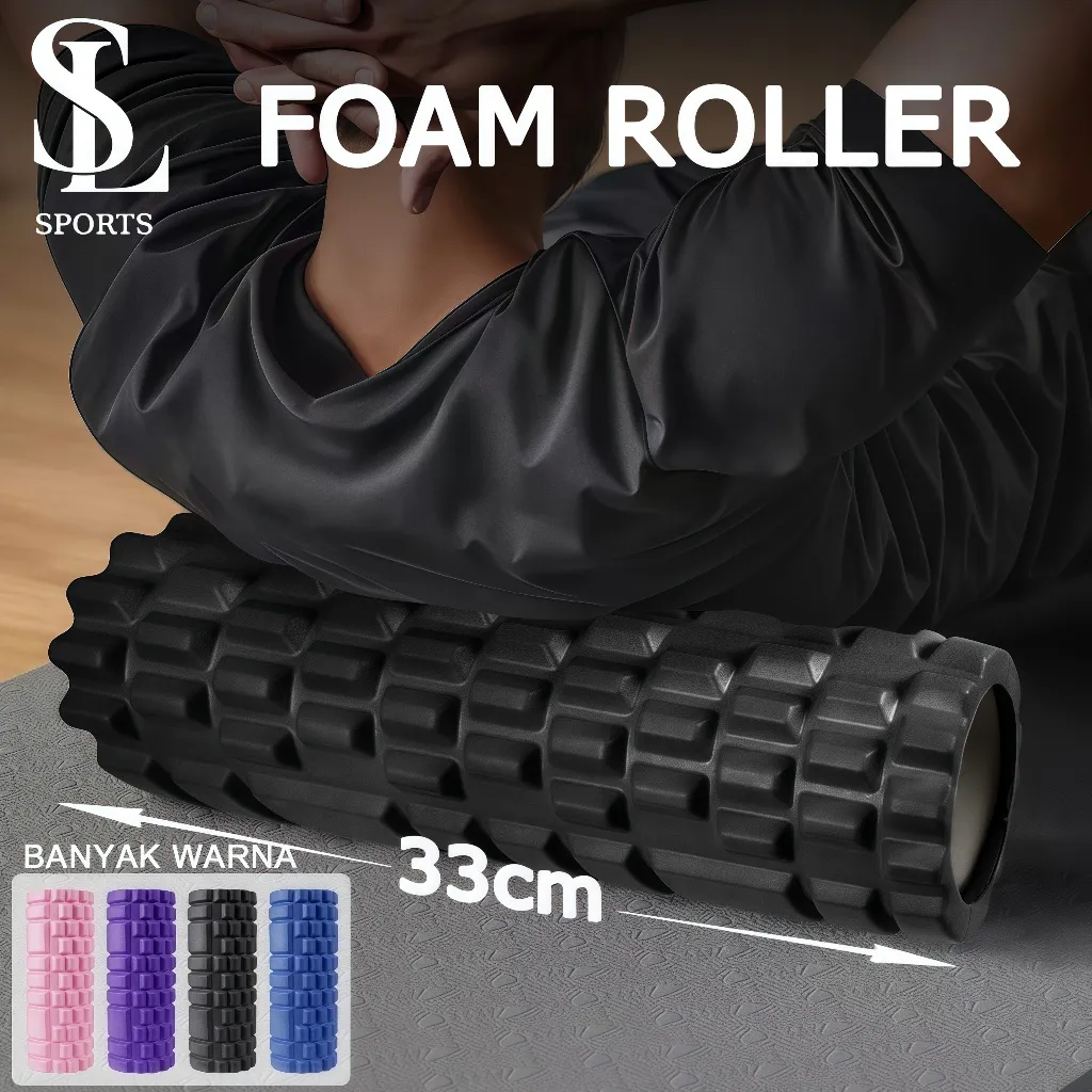 Foam Roller / Massage Roller / Alat Stretching & Relaksasi Otot / Recovery Setelah Olahraga