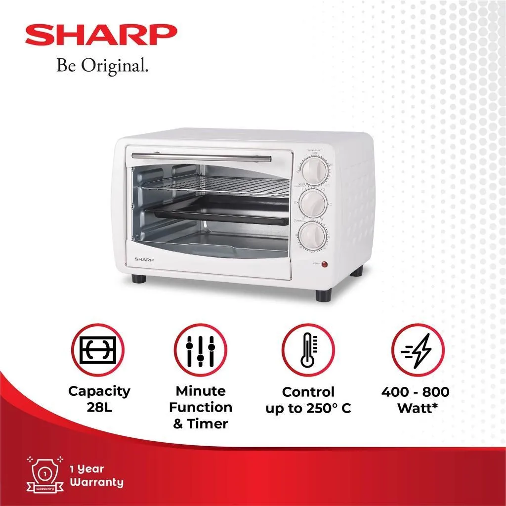SHARP Oven Listrik Toaster 28 Liter EO-28WH