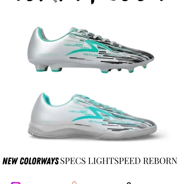 SPECS LIGHTSPEED REBORN NEW SILVER/BLACK/AQUA