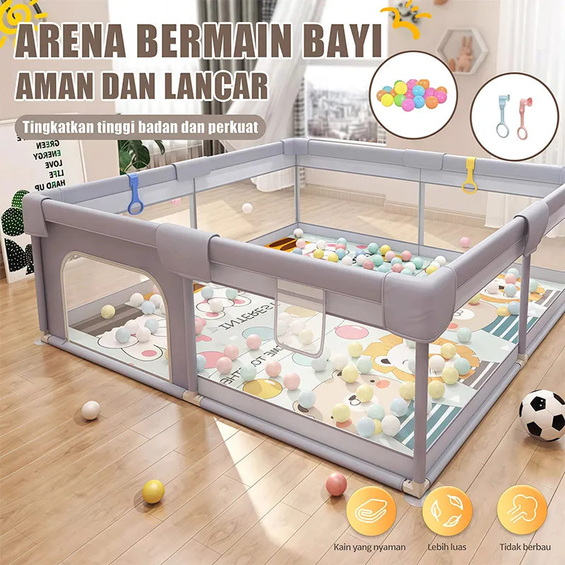 Pagar Bayi Bermain Pagar Kasur Pengaman Baby Pagar Mainan Anak Box Bayi Baby Playpen Safe