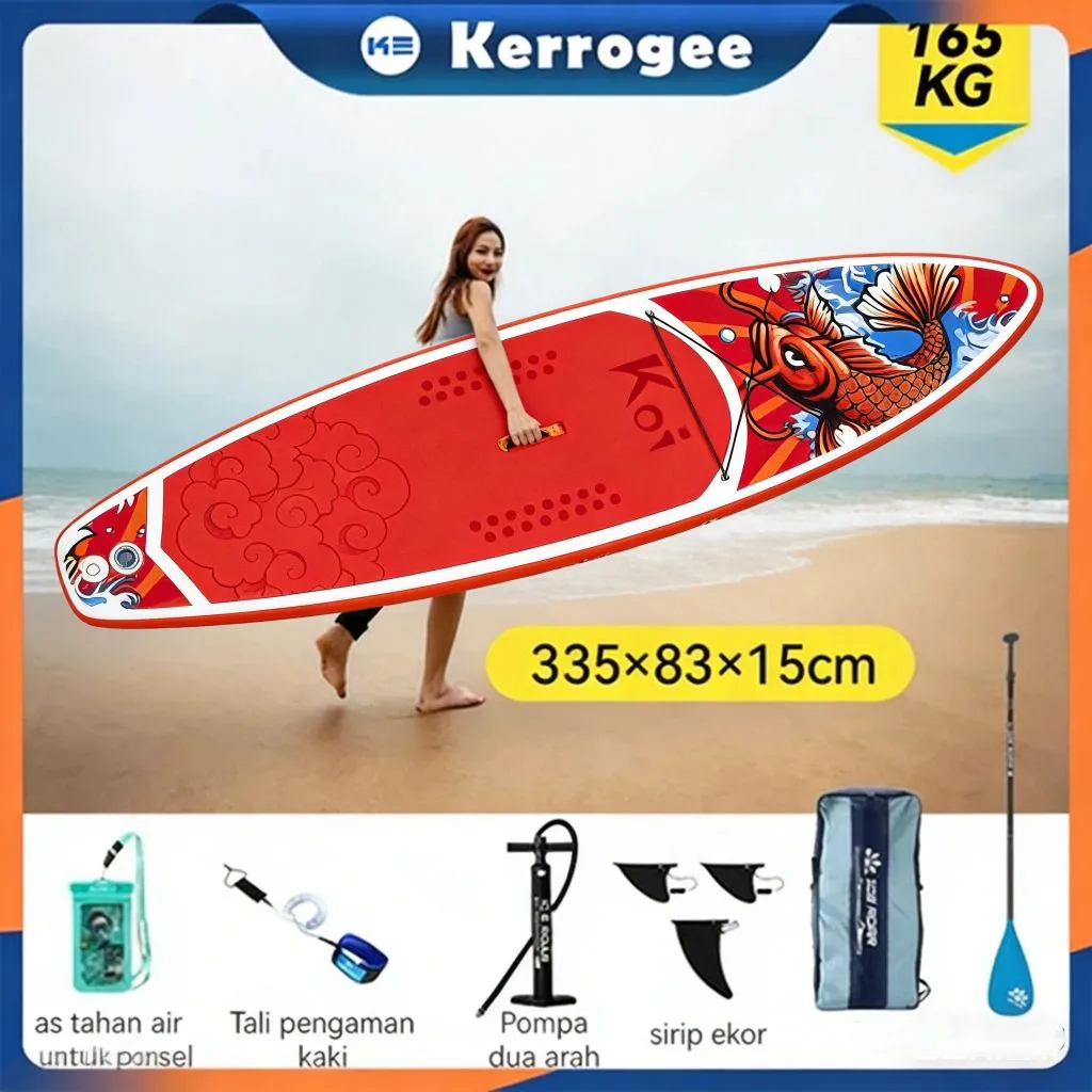 Stand Up Paddle Board SUP Tiup | Papan Selancar Serat Karbon Ringkas untuk Pemula