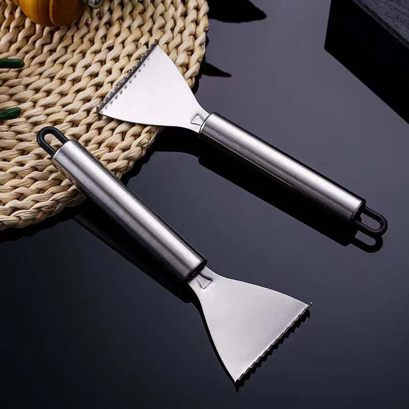 Alat Pembersih Pengupas Sisik Ikan Stainless Steel Anti Karat / Fish Scale Skin Remover Scraper / Pengupas Sisik Ikan /komey