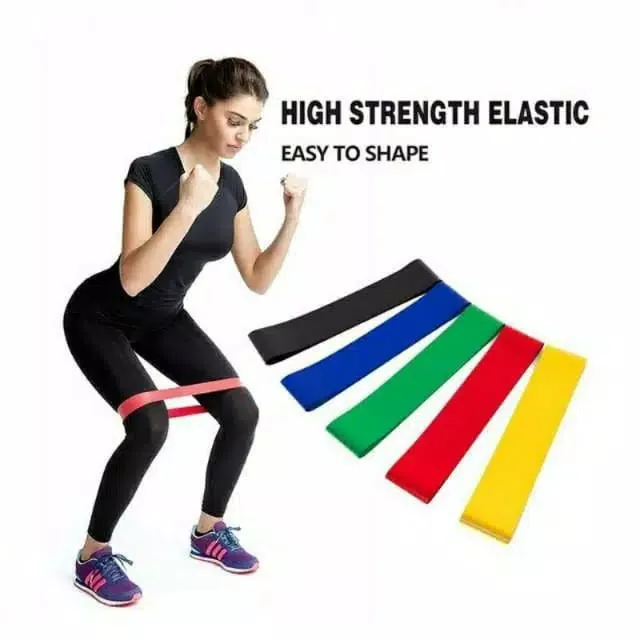 [ JD Store ] Resistence Band  Polos Alat Workout Home Multi FungsI Melatih Otot Tubuh Level Heavy-High Latex Alami Premium Best Seller RESISTENCE BAND POLOS