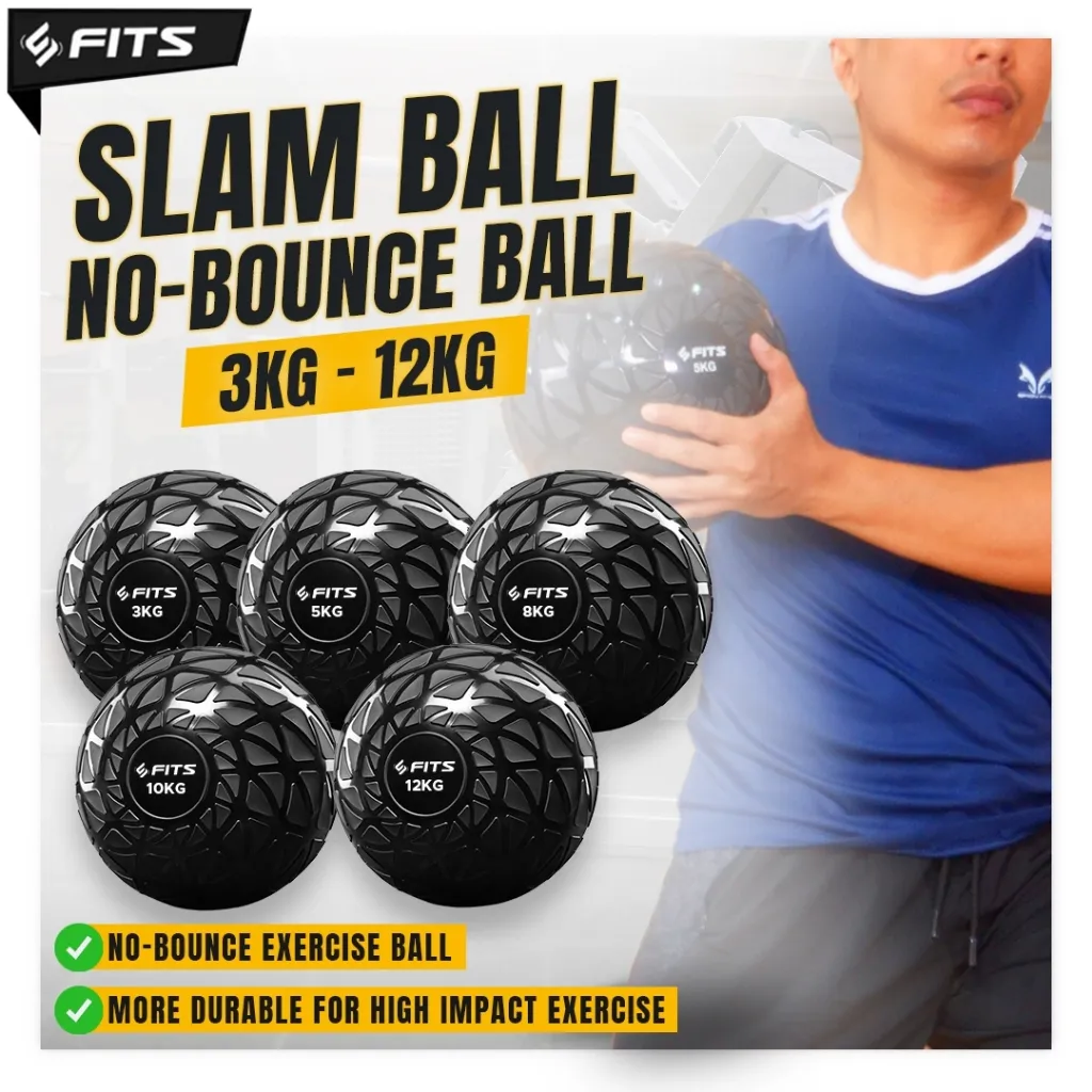 FITS Slam Ball 5 KG - Bola Gym Fitness - Medicine Ball - No Bounce