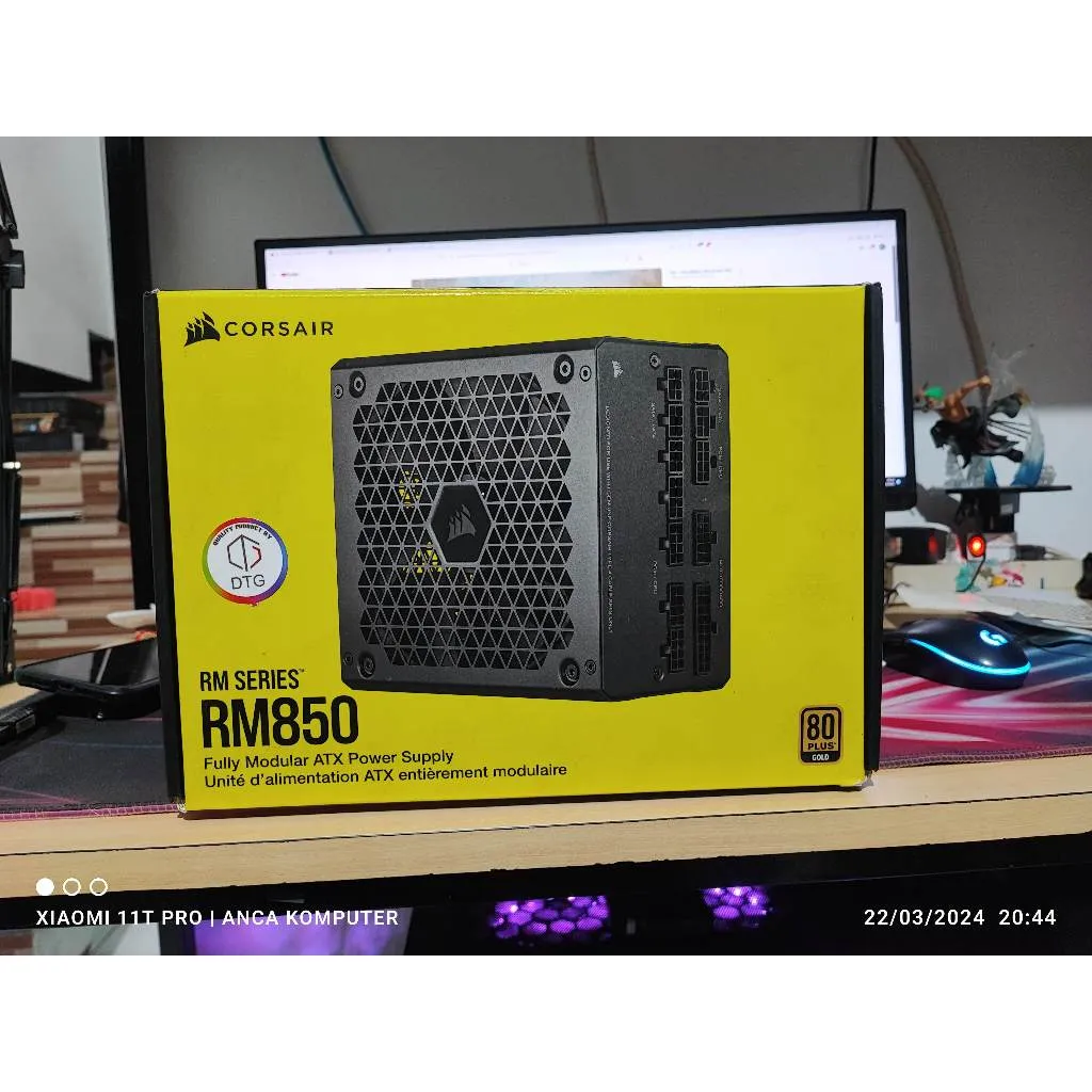 PSU CORSAIR RM SERIES 850W FULL MODULAR 80+ GOLD RM850