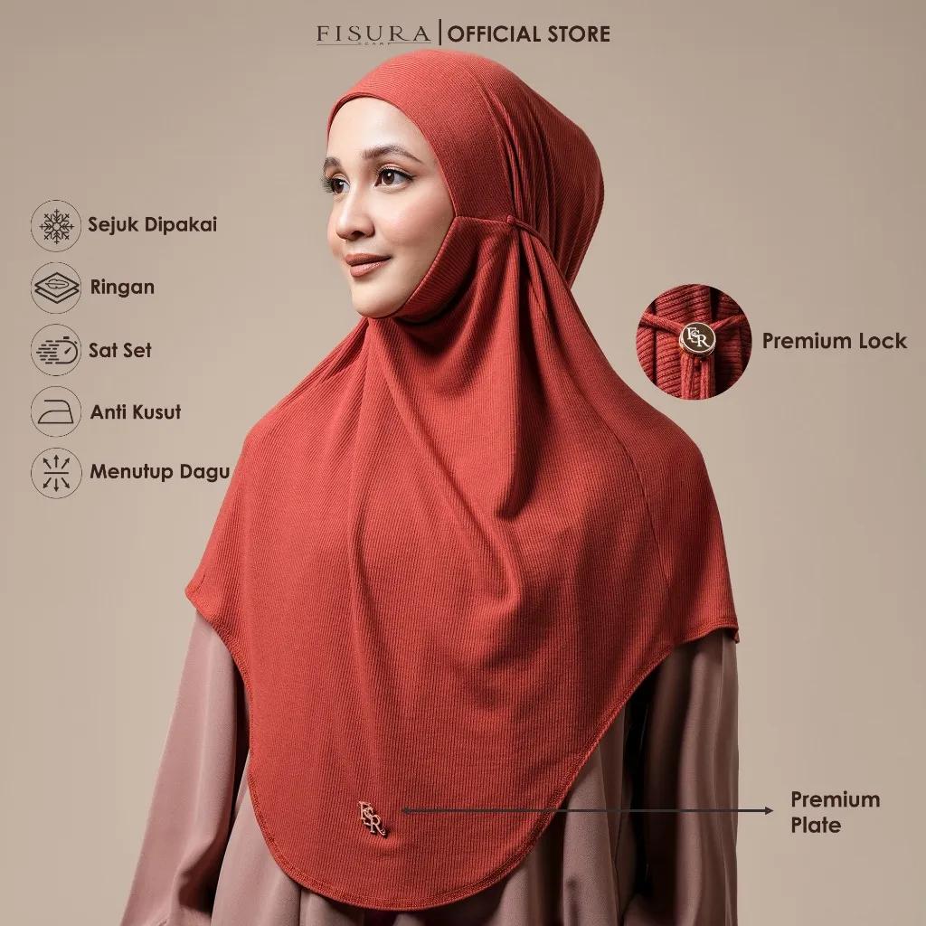 Fisura Scarf Daily Khimar Knitting Amanda