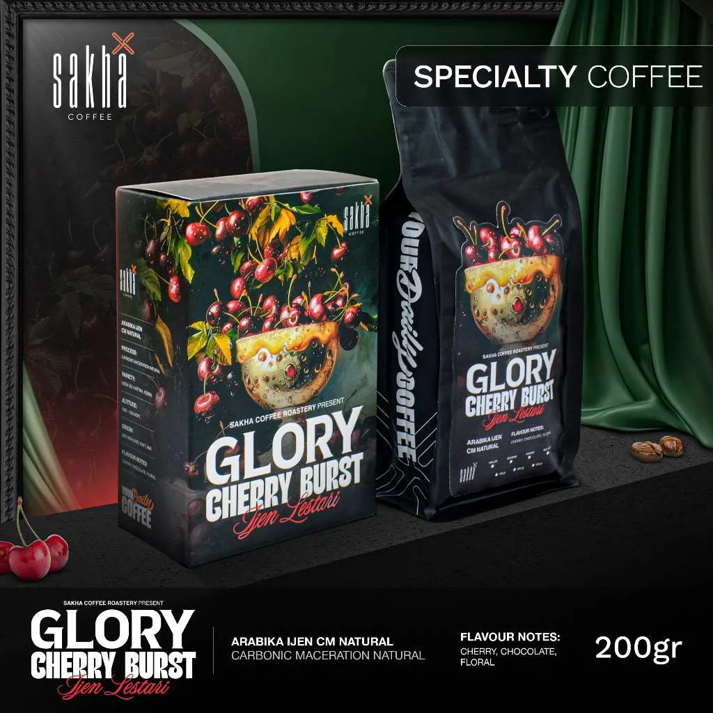 GLORY CHERRY BURST IJEN LESTARI Biji Kopi Specialty Arabica Coffe Bean