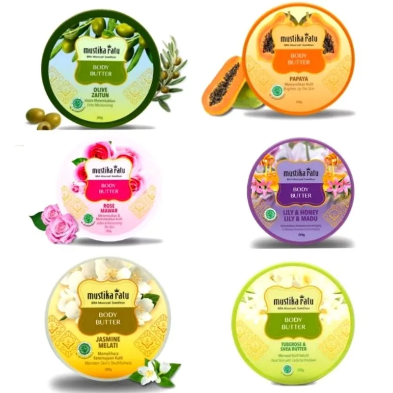 (READY & ORI) MUSTIKA RATU BODY BUTTER 200gr BUTTER CREAM TUBEROSE & SHEA BUTTER LOTION