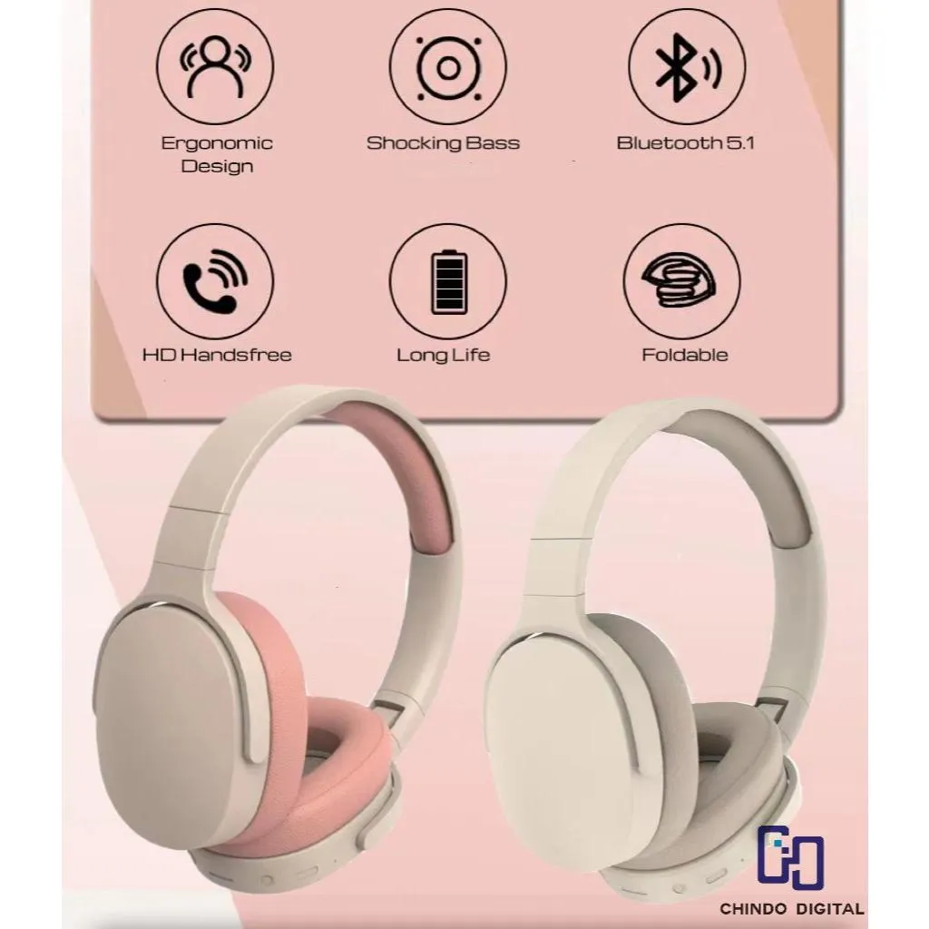 [CDOS] CID29 Full RGB Headphone Bluetooth Wireless Headset Bass Shocking TF AUX Support