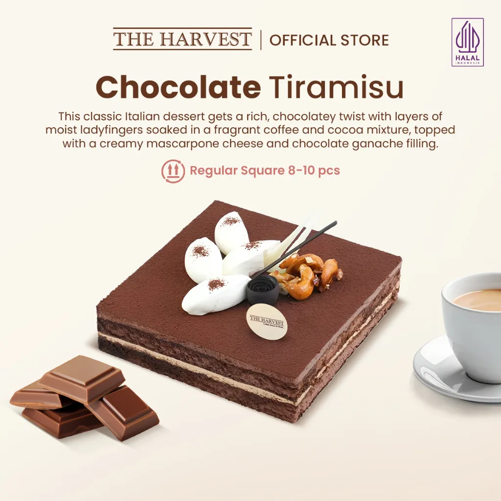 Chocolate Tiramisu | Kue Ulang Tahun Rasa Chocolate Tiramisu