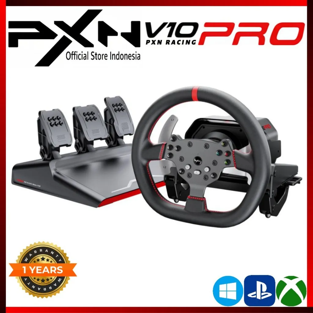 PXN V10 PRO Direct Drive Racing Simulator Game Steering Wheel For PS4 Xbox Series X|S PC