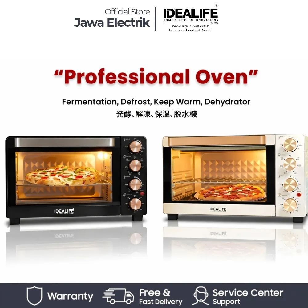 IDEALIFE Oven Listrik Kapasitas Besar 35 Liter dan 30 Liter