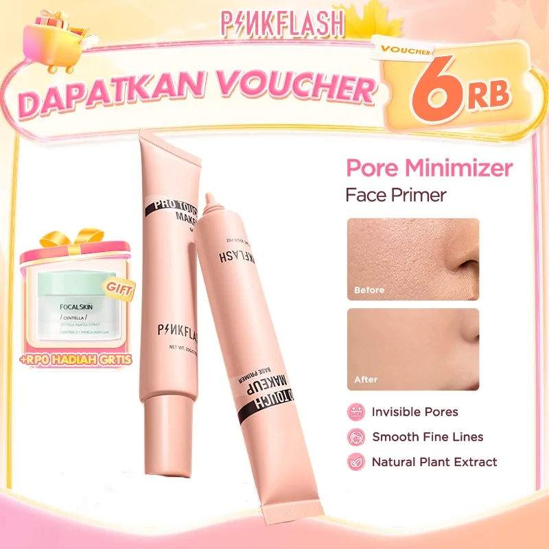 PINKFLASH Prp Touch Pore Minimizer Primer Matte Poreless Smooth Fine Line Soft-focus Blurring Mattifying