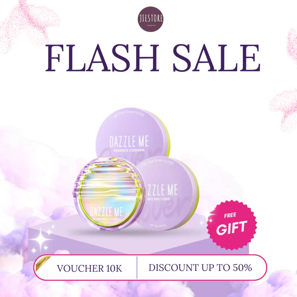 DAZZLE ME Better Than Filter HD Invisible Powder Loose Powder Oil Control | Double Kill Two Way Cake Pressed Powder | Maxnificent Essence Cushion | Loose Powder