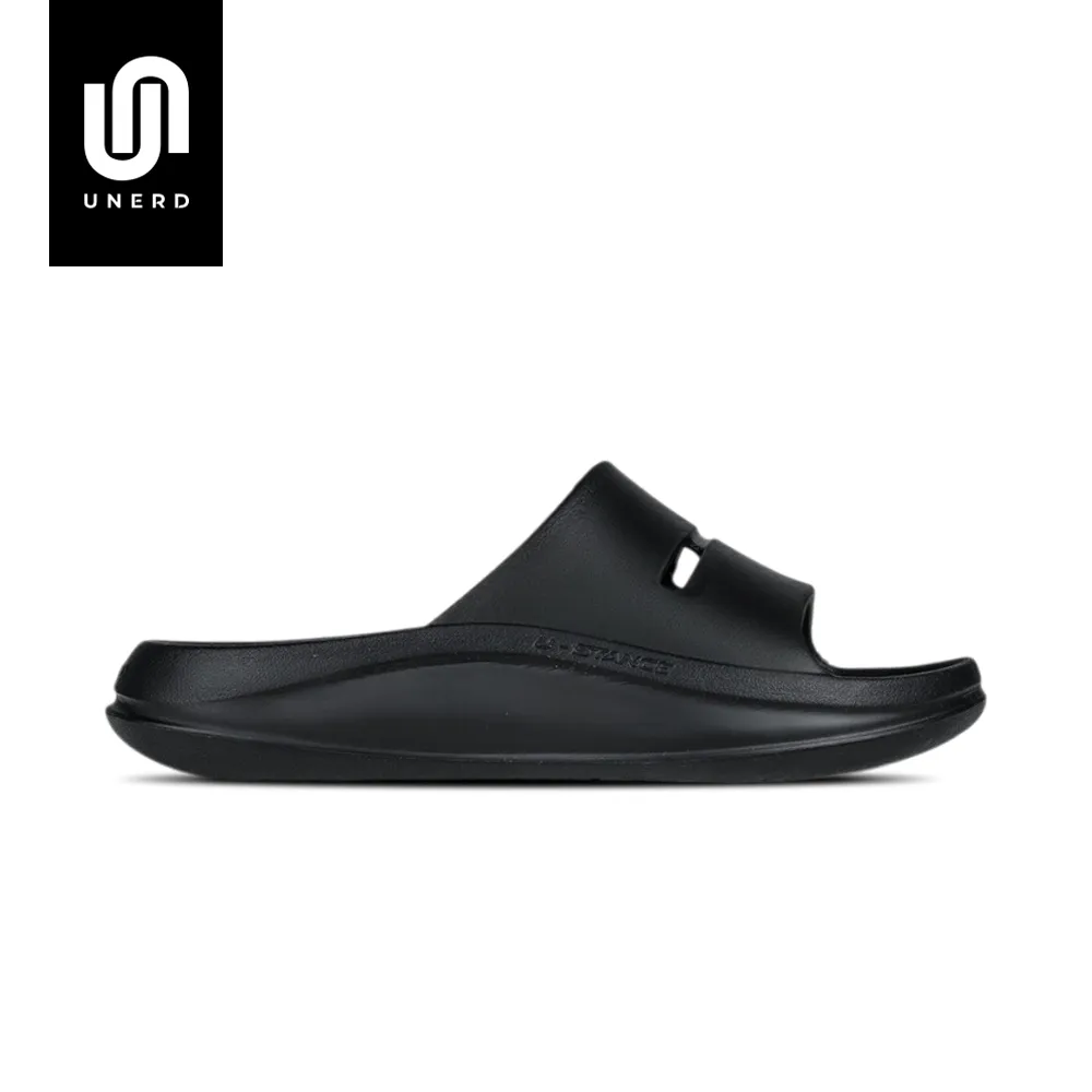 UNERD YUGO | Sandal & Slides Pria Wanita - Sandal Empuk Nyaman untuk Jalan Santai & Casual | Black