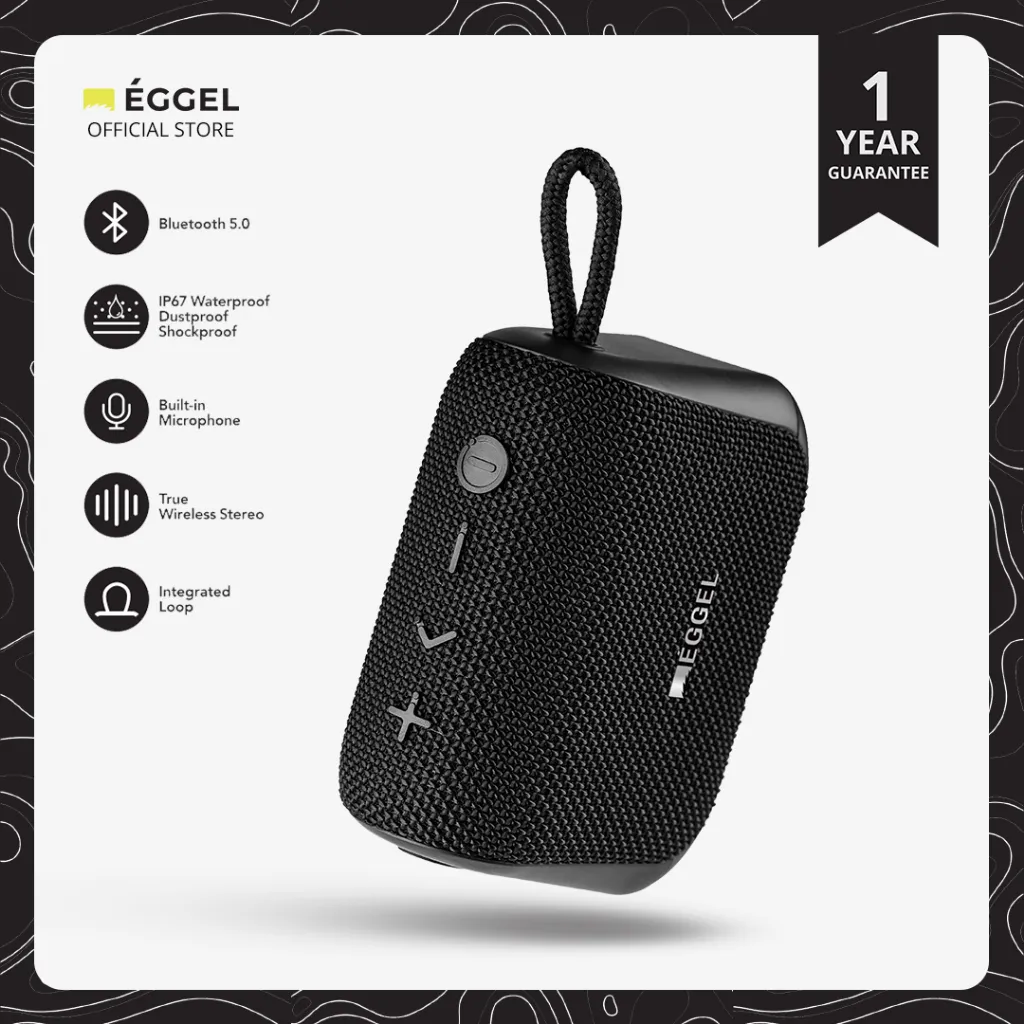 Eggel Fit 3 Waterproof Portable Bluetooth Speaker
