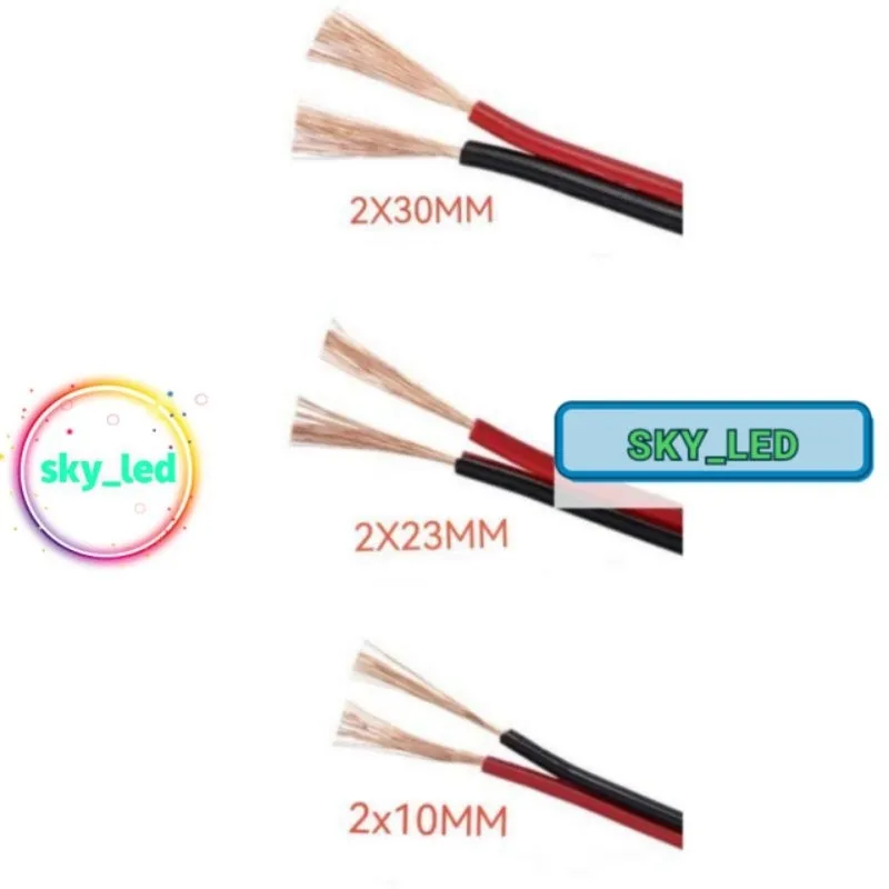 KABEL SERABUT NYZ MERAH HITAM ISI 2 (2X10MM) (2X23MM) (2X30MM)KABEL ARUS DC METER
