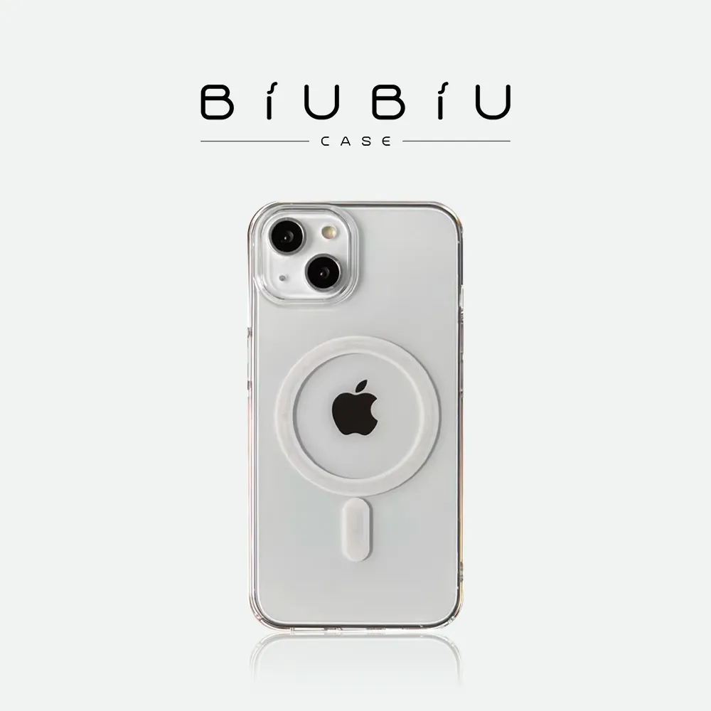 New BIUBIU CASE  Magsafe Clear iPhone 11 12 13 14 15 PRO MAX 17 Air 7 8 SE 2024 7+ 8+ X XS XR XS MAX 16 PRO MAX Silikon  Magnetic Wirelles Clear Slim Case