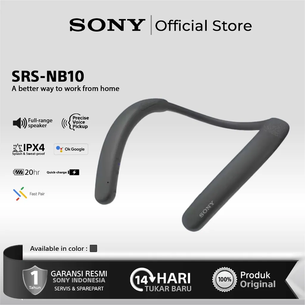 Sony SRS-NB10 Wireless Neckband Speaker