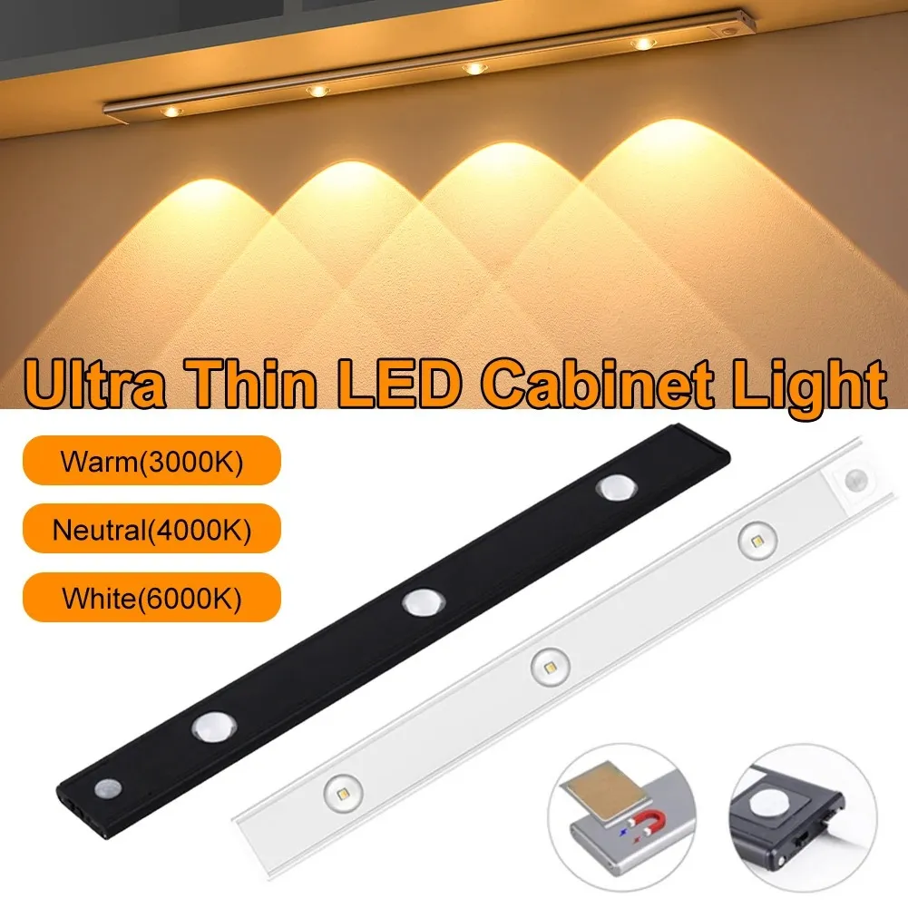 Sensor Gerak Lampu Led Cerdas Untuk Kabinet Lampu Serba Guna Lampu LED Magnetik Isi Ulang 20/40/60cm / Motion Sensor Smart Led Light For Cabinet Multi Purpose Light Rechargeable Magnetic LED Lights