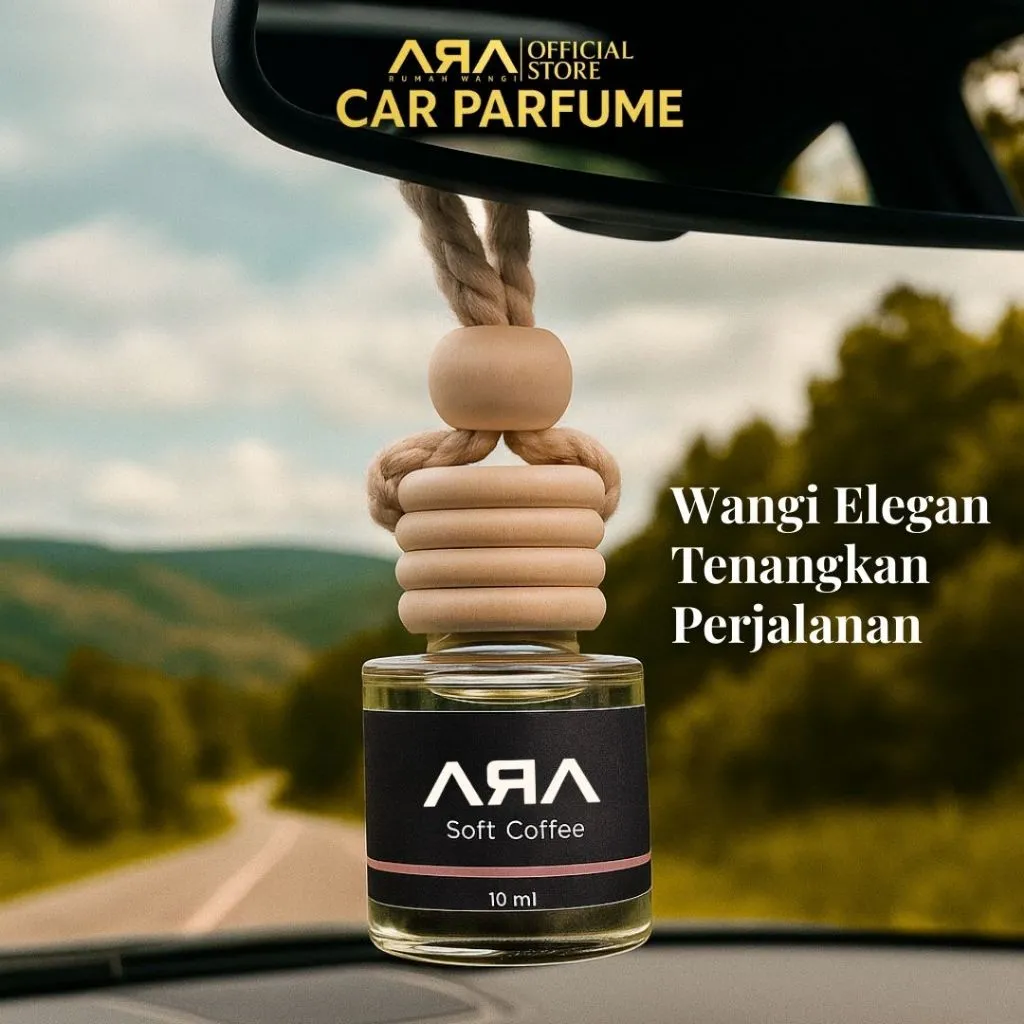 Parfum Mobil Premium Aromaterapi Natural Tahan Lama Anti Mual - Pengharum Mobil Rumah Wangi ARA