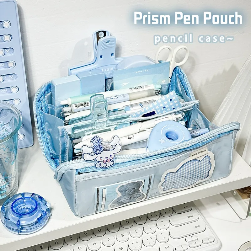 Tempat alat tulis kotak pensil aesthetic Tas PenaTempat Pencil Tas Pensil kapasitas besar