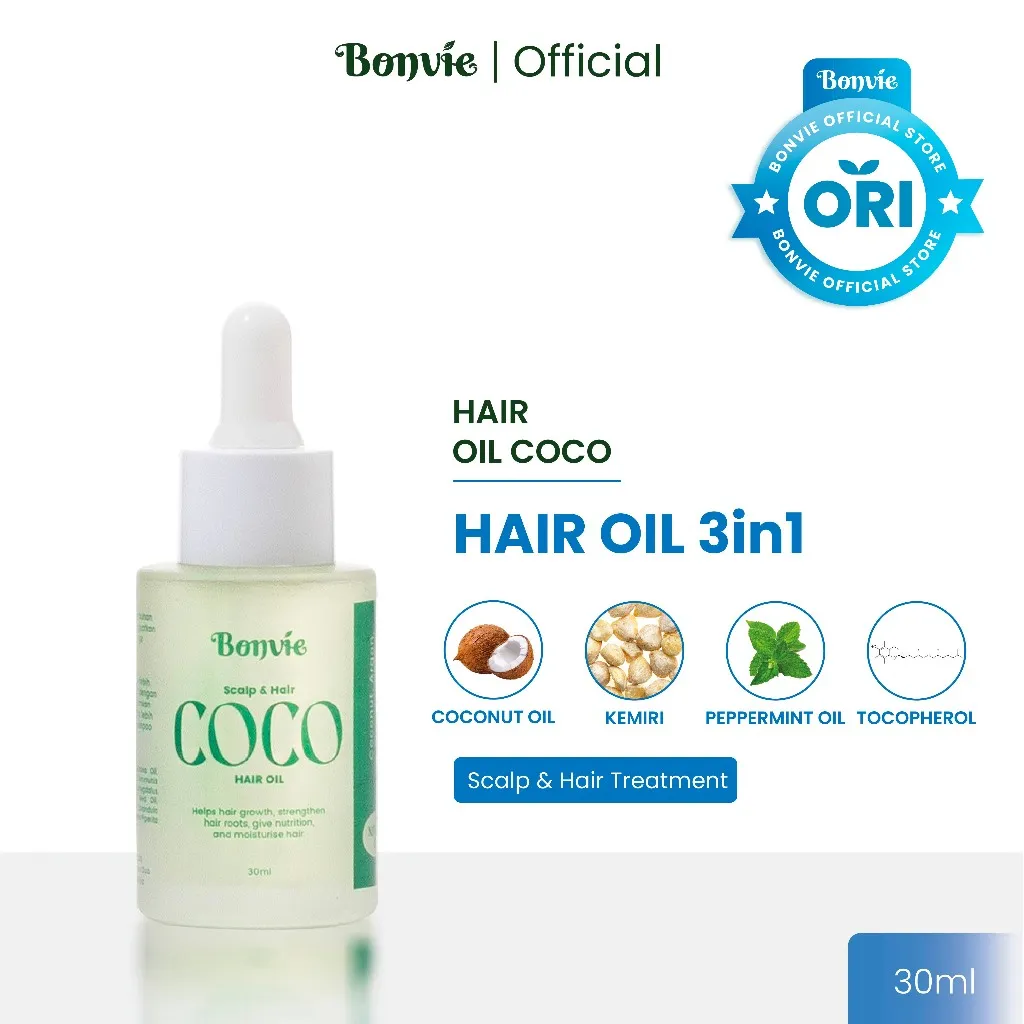 Bonvie Hair Oil Coco Scalp & Hair Treatment 30ml