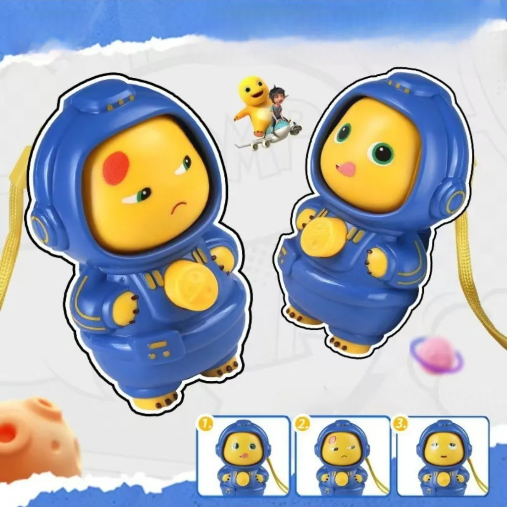 MAINAN DINO KUNING VIRAL NAILONG BISA BERUBAH WAJAH GANTUNGAN KUNCI NAILONG FACE SWAP