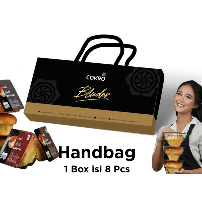 BLUDER COKRO ISI 8 PCS VARIAN STANDAR  + HANDBAG