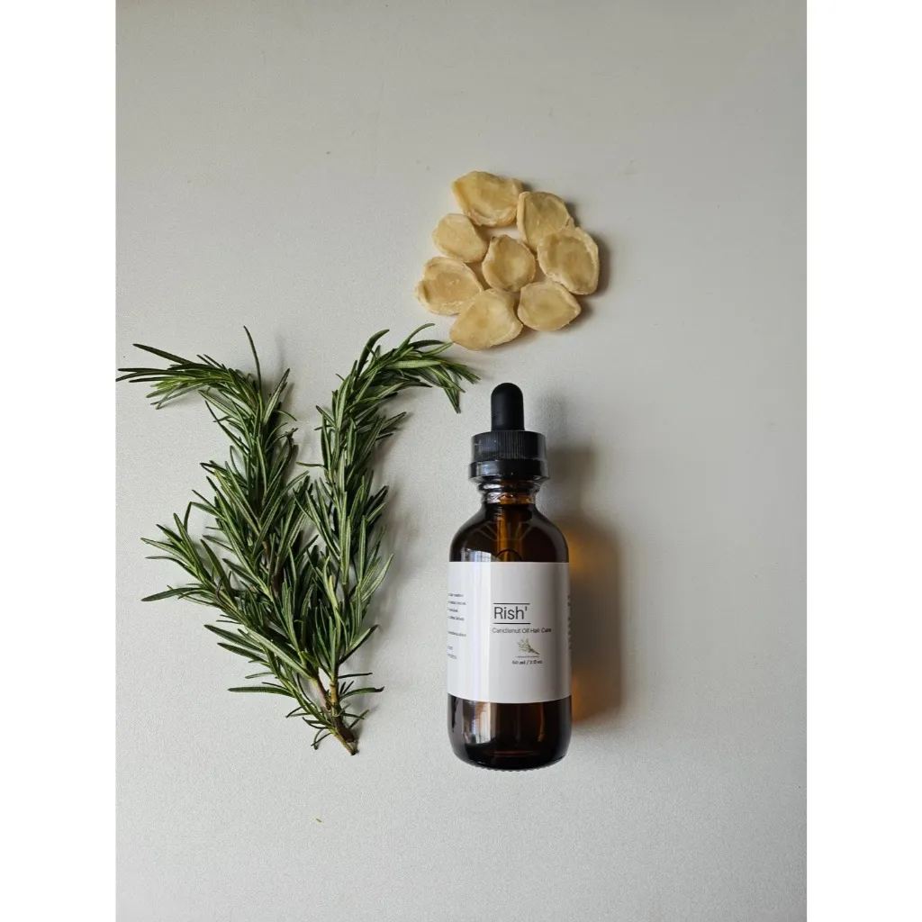 Rish' Minyak Kemiri +INFUSED ROSEMARY 60ML