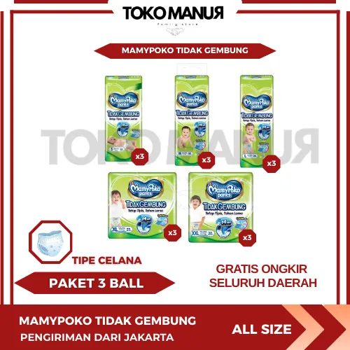 3 BALL MAMYPOKO TIDAK GEMBUNG STANDAR PENGIRIMAN DARI JAKARTA
