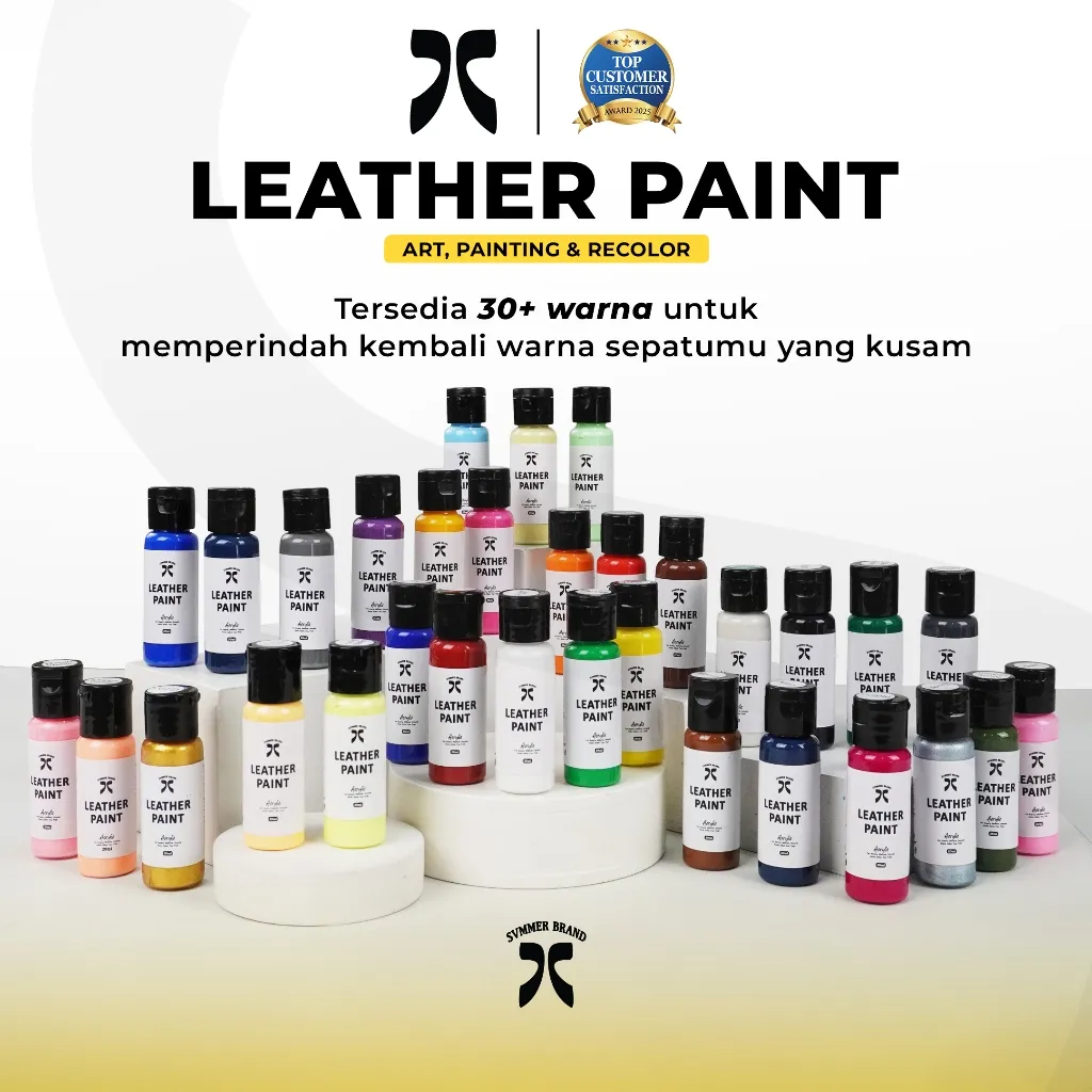 SUMMER SHOES CARE Cat Sepatu Cat Tas Leather Paint Canvas 20ml Sol Midsole Kulit Sintetis
