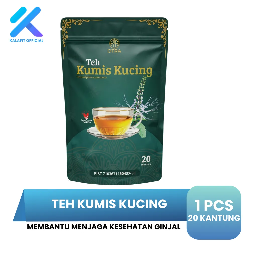 Teh Kumis Kucing Obat Batu Ginjal Ampuh Atasi Infeksi Saluran Kemih isi 20 Kantong