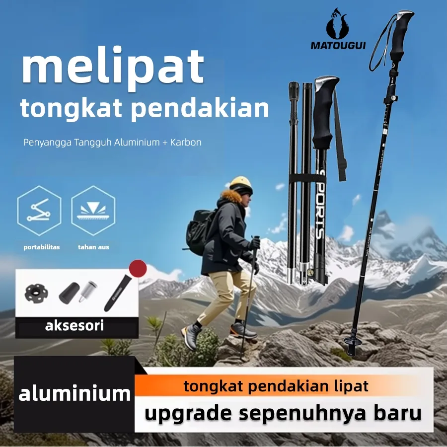 MATOUGUI Tongkat Gunung/hydropack hiking/tracking pool/tongkat trekking/tongkat gunung-3