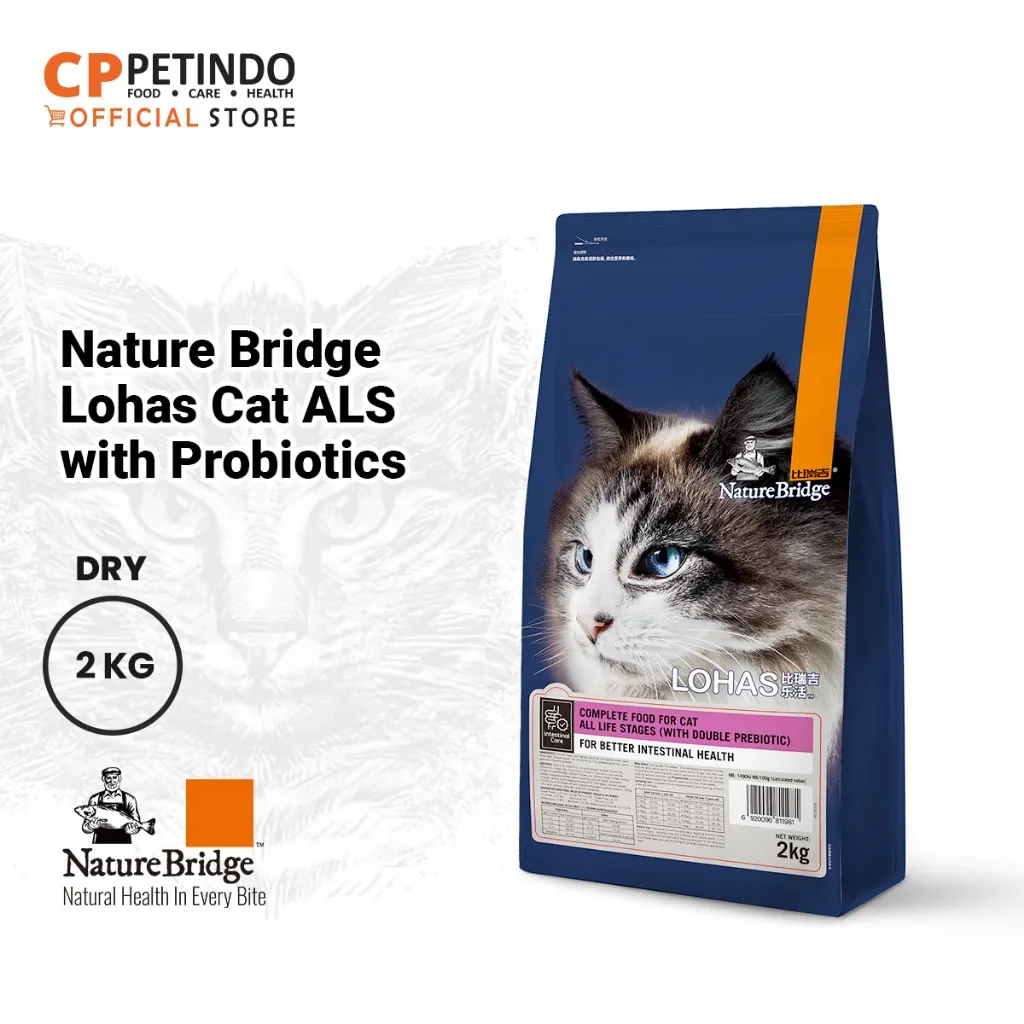 CPPETINDO Nature Bridge Lohas Cat ALS with Prebiotic - 2kg