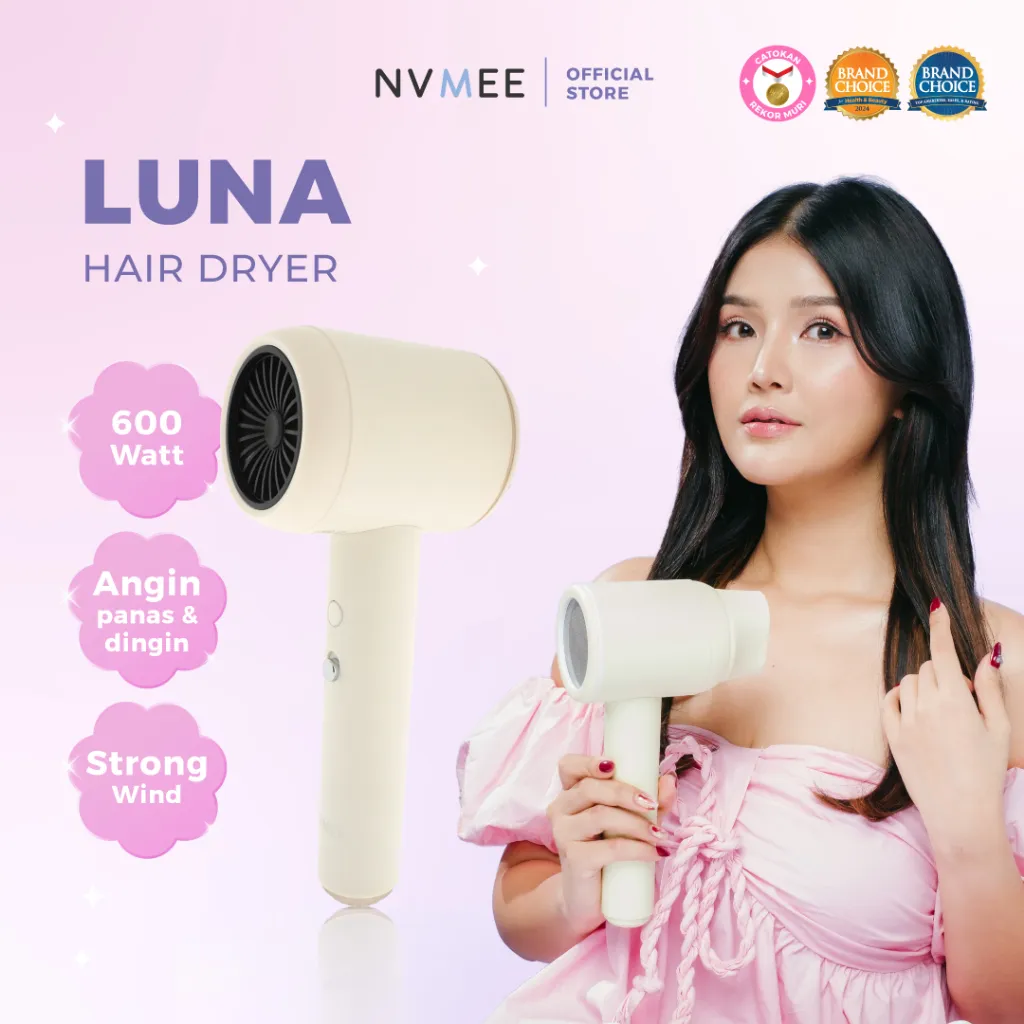NVMEE - Luna Hair Dryer Strong Wind & Low Watt