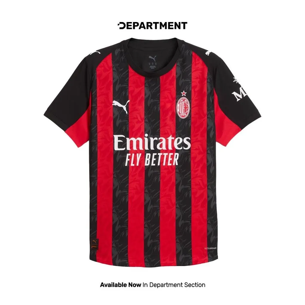 PUMA AC MILAN 25/26 HOME AUTHENTIC 77996101 Jersey Bola Pria ORIGINAL