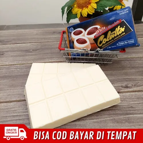 Coklat Colatta White Batangan 500gr Chocolate Compound Patahan Termurah