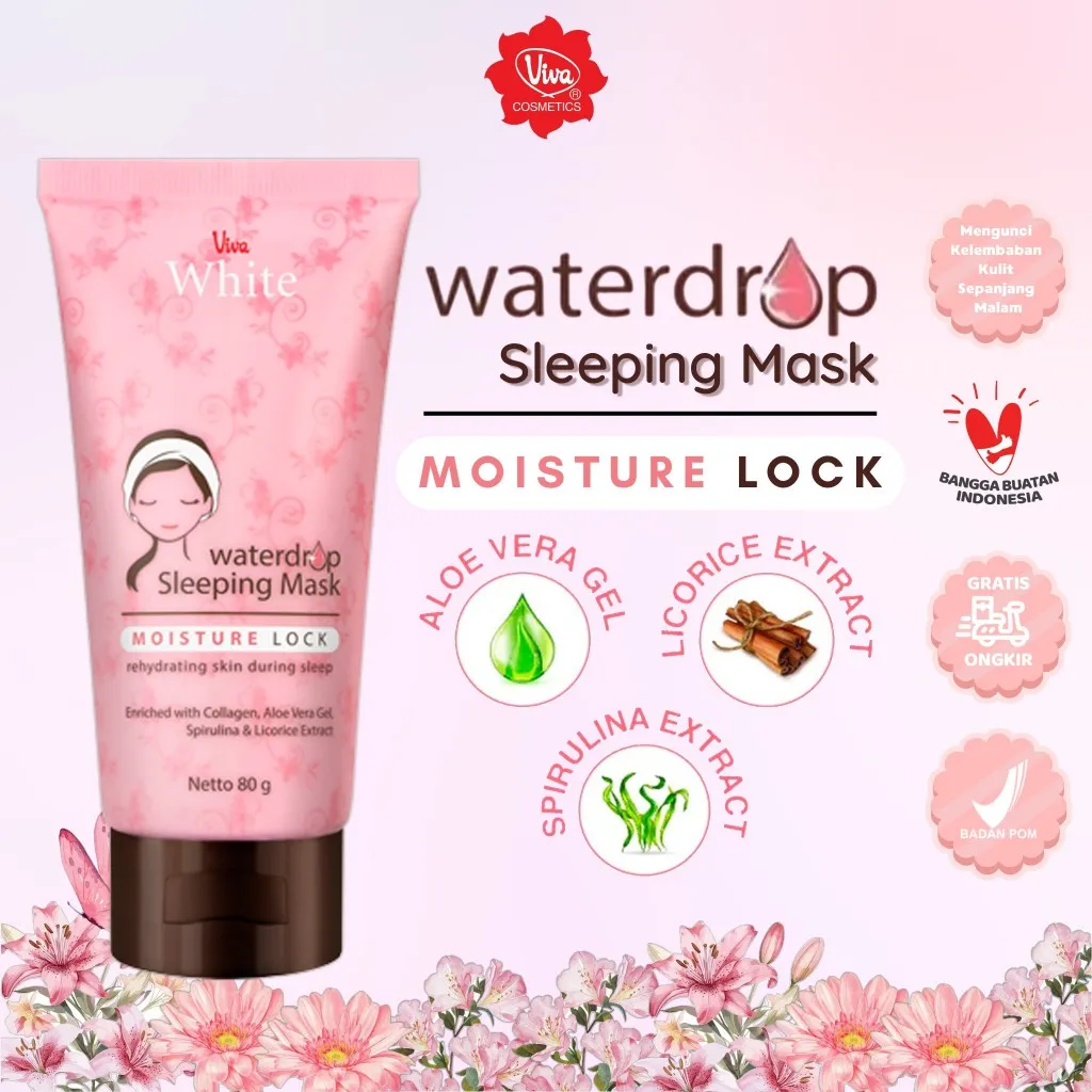 VIVA White Waterdrop Sleeping Mask 80gr
