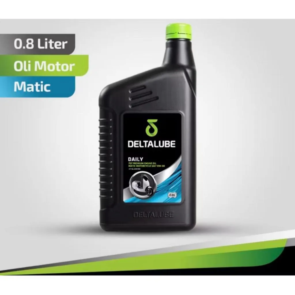 Oli Deltalube Daily Matic 757 Premium Matic Sae 10W-30 Apo Service SL Jaso Mb Volume 0.8 Liter