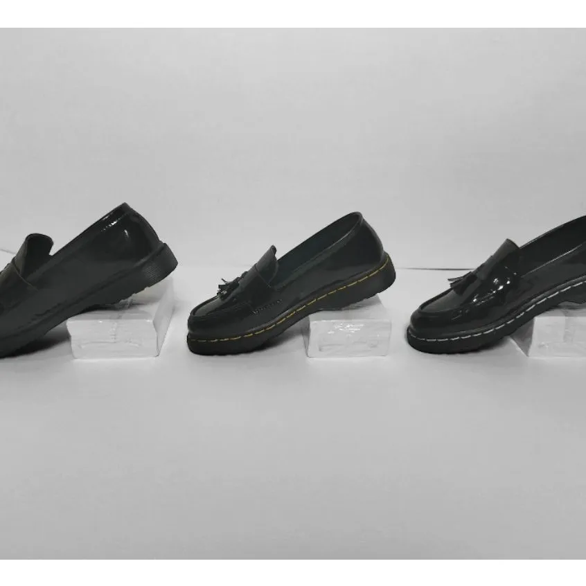 LOAFER GLOSY DR.MATIN SEPATU SLIP ON DOKMAR LAK PRIA WANITA UNISEX UK 36-45