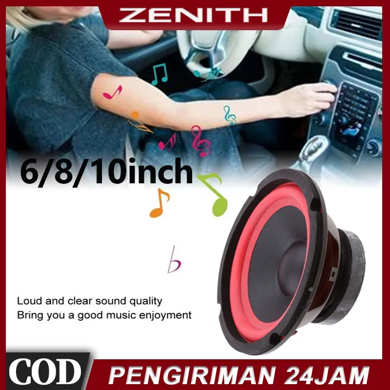 Speaker Subwoofer Mobil 6 Inci 8 Inci 10 Inci Subwoofer Subwoofer Speaker Kelas Menengah Mobil Speaker Stereo Bass Speaker Loudspeaker Midrange Audio Mobil Stereo Speaker-