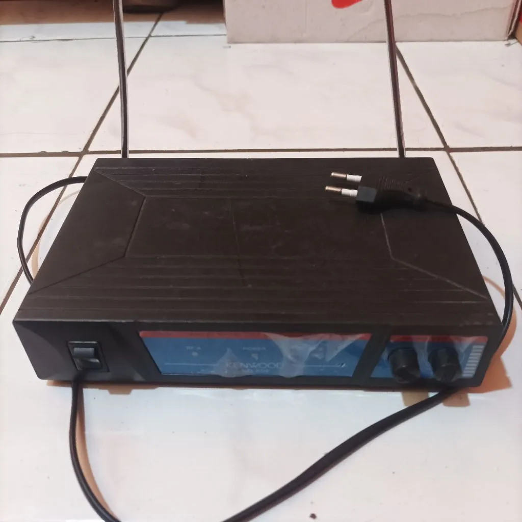 Original Kenwood Dual Channel Wireless Microphone Karaoke System Normal