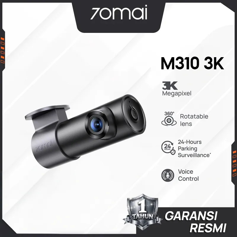 70mai Dash Cam M310 Plus 3K 24H Smart Parking Surveillance Super Night Vision G-Sensor Collision Detection