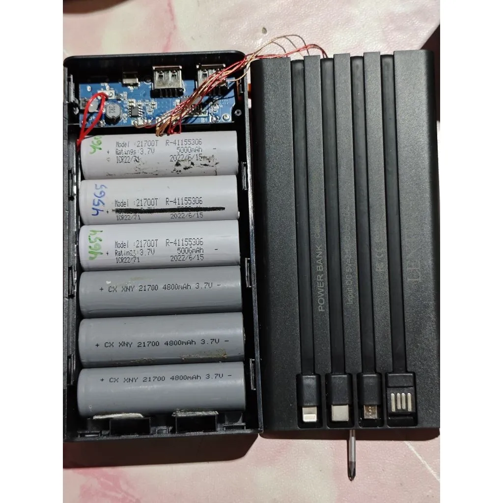 CASING+MODUL POWERBANK LAMPU EMERGENCY 60.000MAH