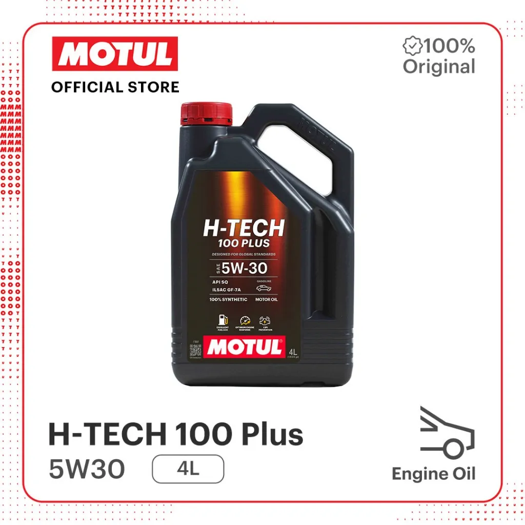MOTUL H-TECH 100 PLUS 5W30 SQ 4L Oli Mesin Mobil II